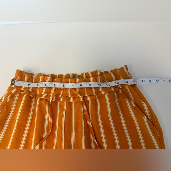 5 for $25- Orange and White Striped Pants made by Ci Sono - Picture 4 of 16